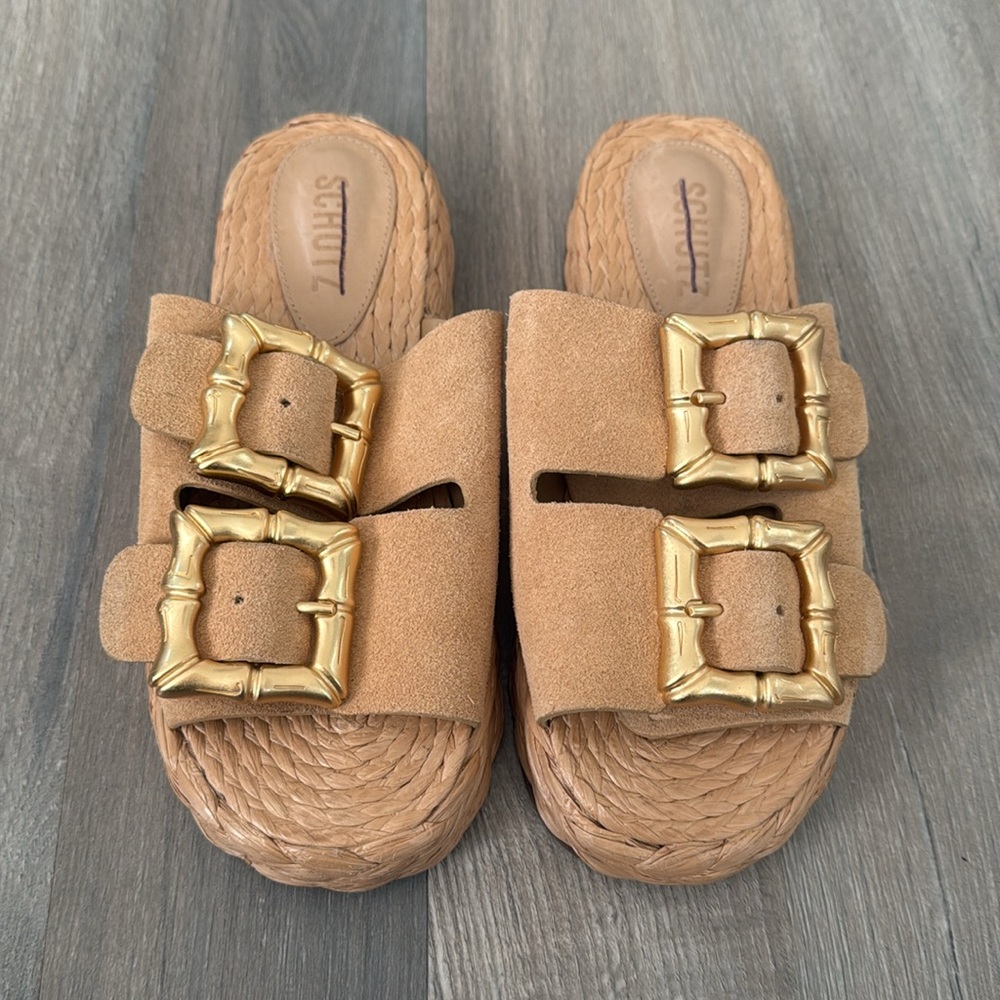 Schutz Enola Rope Platform Sandals - Picture 5 of 7